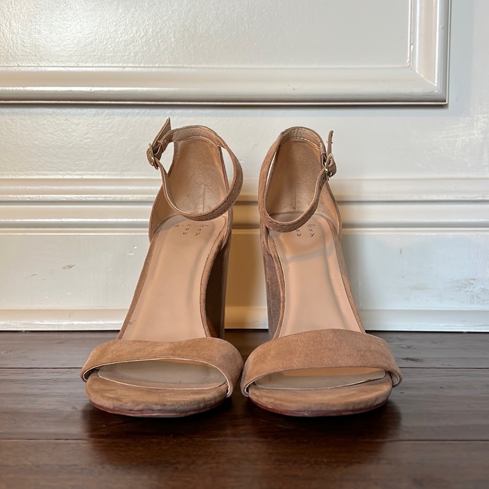 A New Day Faux Suede Strappy Heels